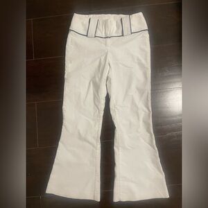 Capri White Flared Pants by Garage size S
